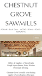 Mobile Screenshot of chestnutgrove-sawmills.co.za