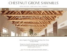 Tablet Screenshot of chestnutgrove-sawmills.co.za